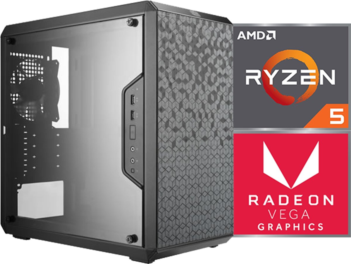 YourBuild-Lite® Esports Game PC [Ryzen-53400G, VEGA 11 iGPU, 8GB RAM]